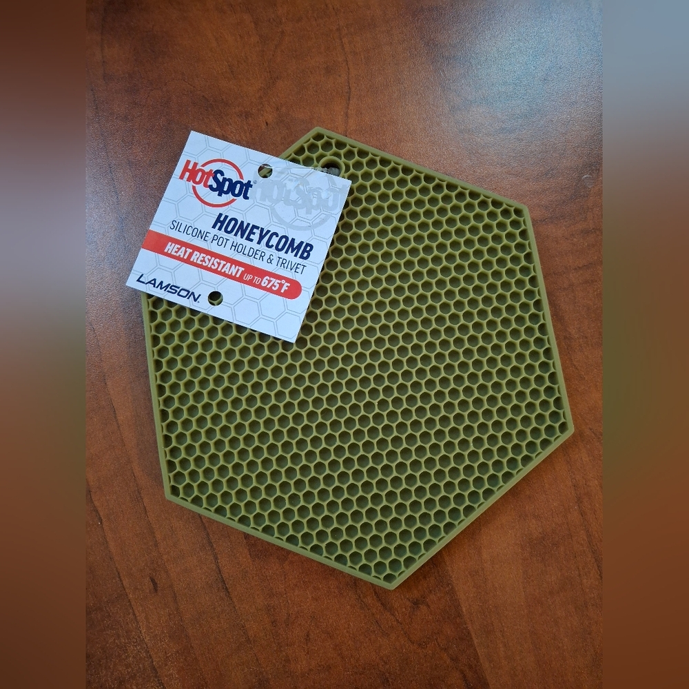 Hot Spot Honeycomb Trivets - 3 Colors Available - 1 Of Each